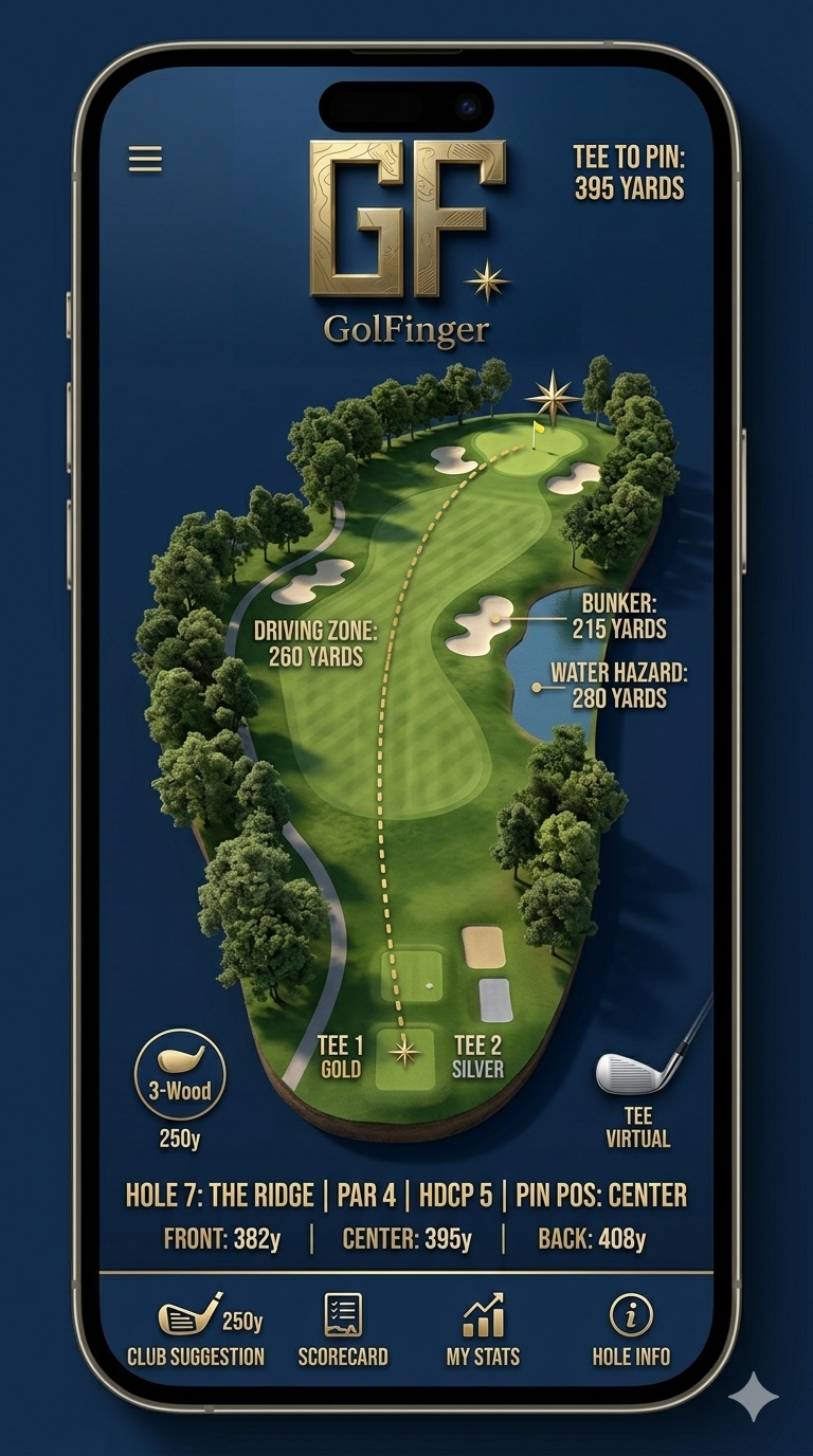 Caddie Virtual GolFinger